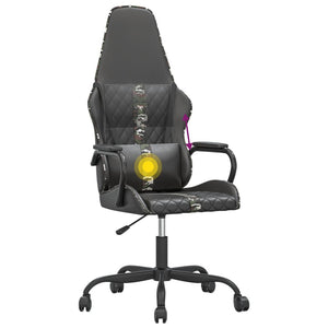 Καρέκλα Gaming Μασάζ Παραλλαγή & Μαύρο από Συνθετικό Δέρμα