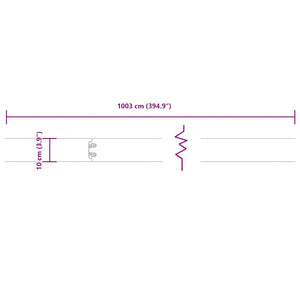 Περίγραμμα γκαζόν 10 pcs 10 x 103 cm Ατσάλι Σκληρυθέν στον Αέρα