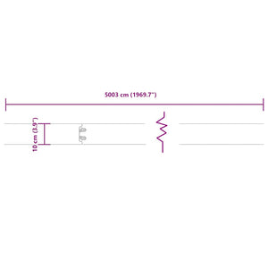 Περίγραμμα γκαζόν 50 pcs 10 x 103 cm Ατσάλι Σκληρυθέν στον Αέρα