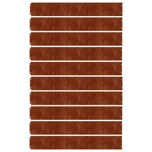 Περίγραμμα γκαζόν 10 pcs 15 x 103 cm Ατσάλι Σκληρυθέν στον Αέρα