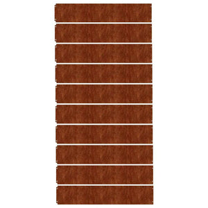 Περίγραμμα γκαζόν 10 pcs 20 x 103 cm Ατσάλι Σκληρυθέν στον Αέρα