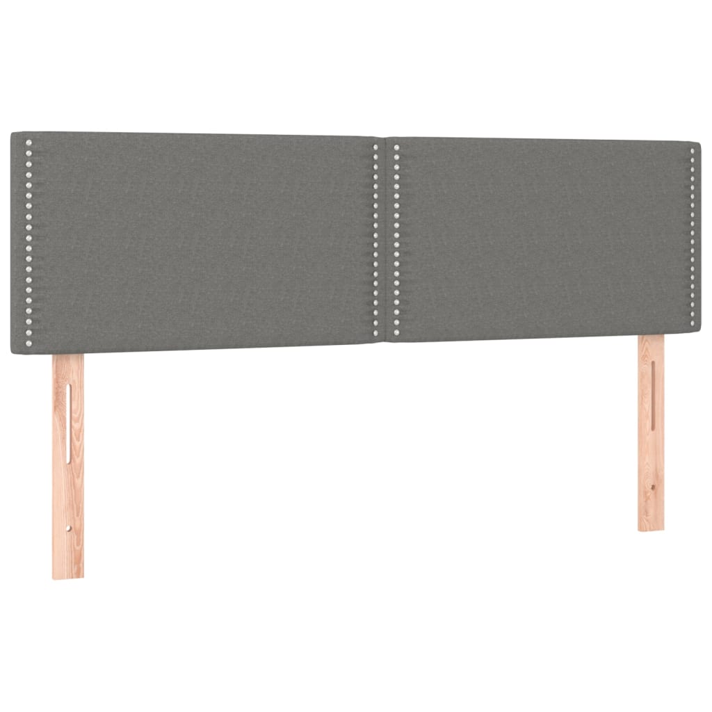Κεφαλάρια Σκ. Γκρι 144x5x78/88 εκ. Ύφασμα