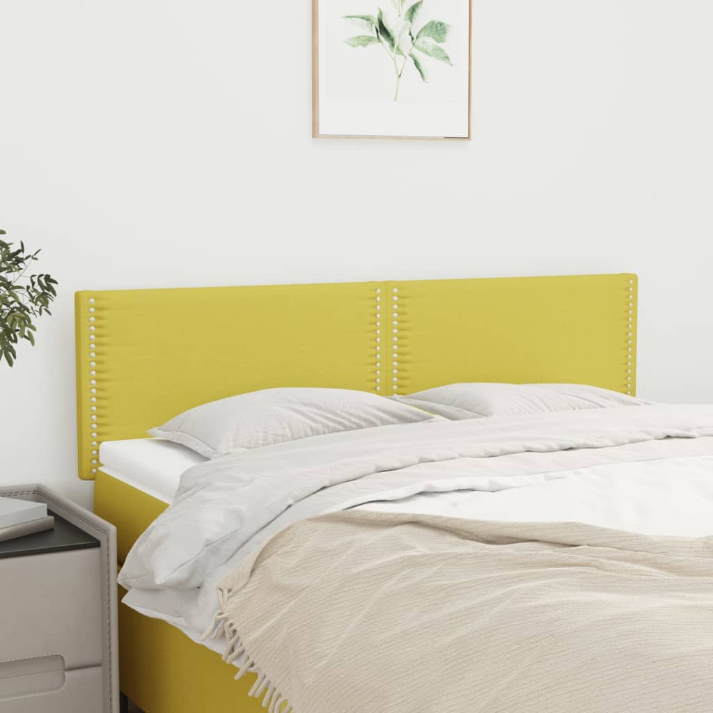 Κεφαλάρια Πράσινα 144x5x78/88 εκ. Ύφασμα - Pakobazaar