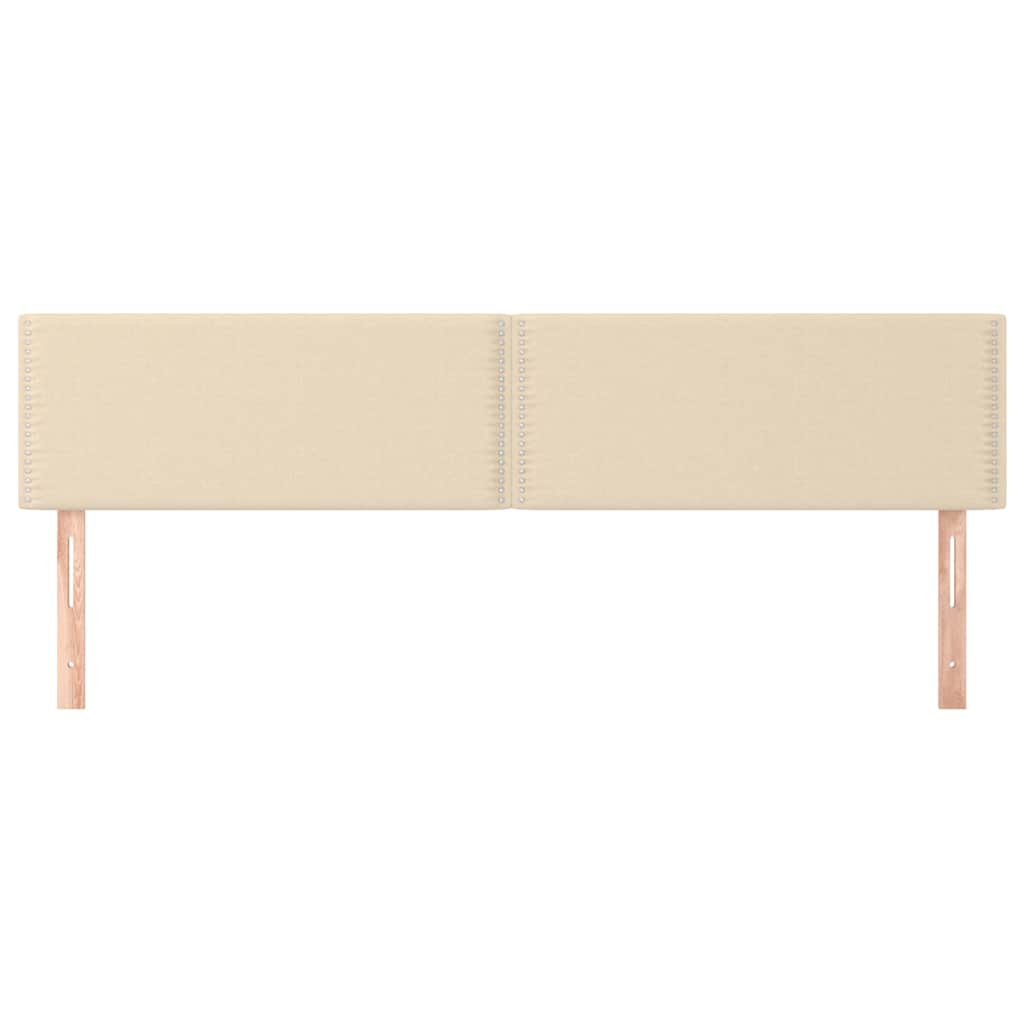 Κεφαλάρια Κρεμ 160x5x78/88 εκ. Ύφασμα - Pakobazaar