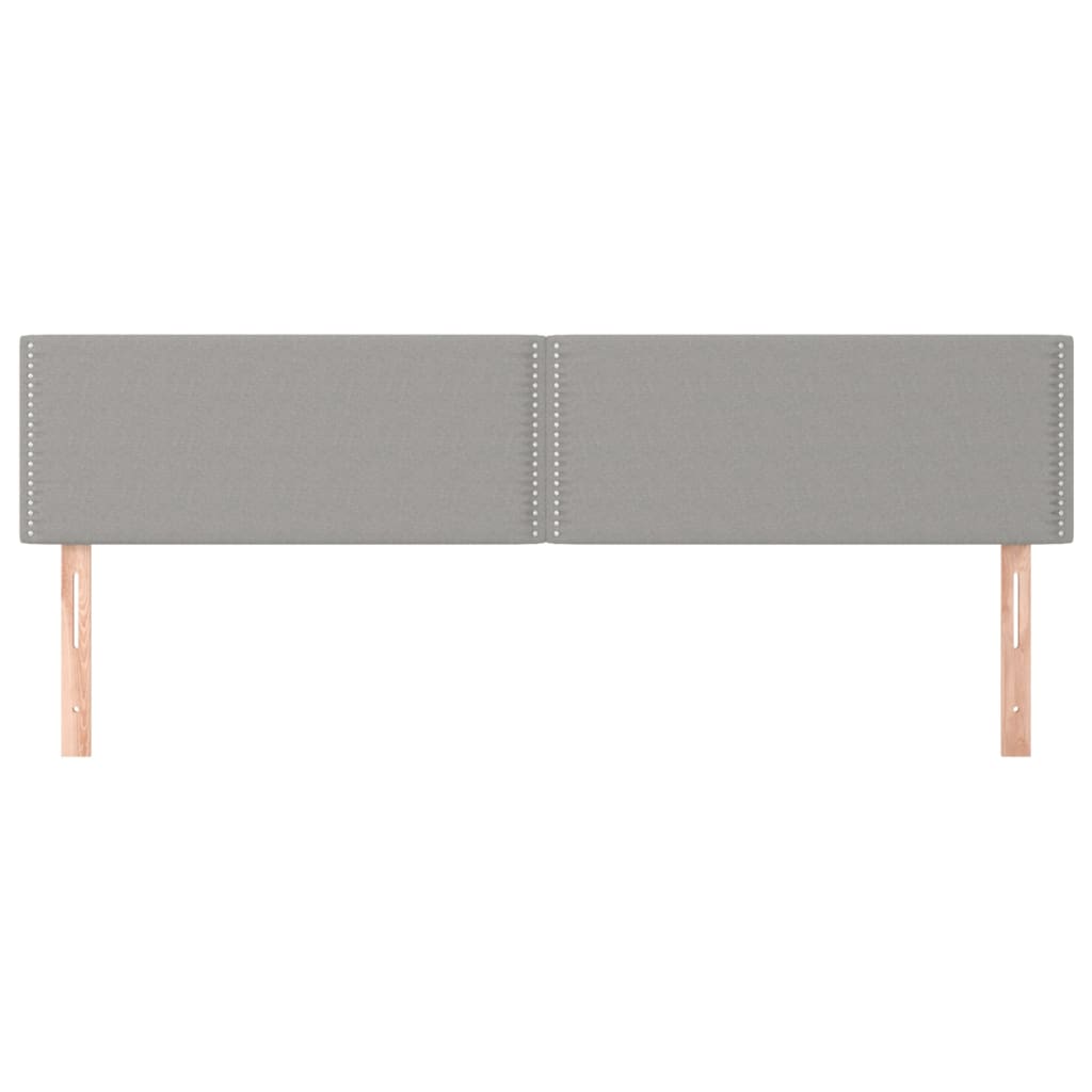 Κεφαλάρια Αν. Γκρι 180x5x78/88 εκ. Ύφασμα