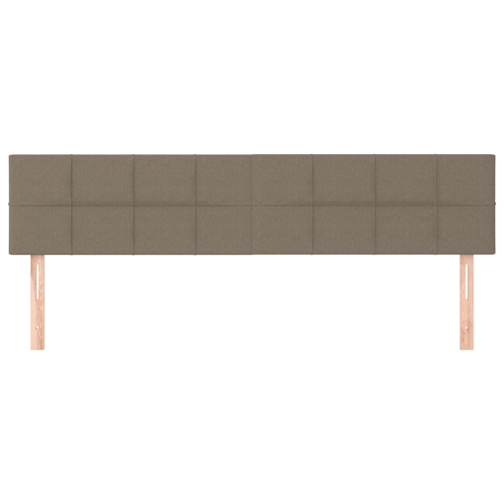 Κεφαλάρια Κρεβατιού 2 τεμ. Taupe 90x5x78/88 εκ. Υφασμάτινο - Pakobazaar