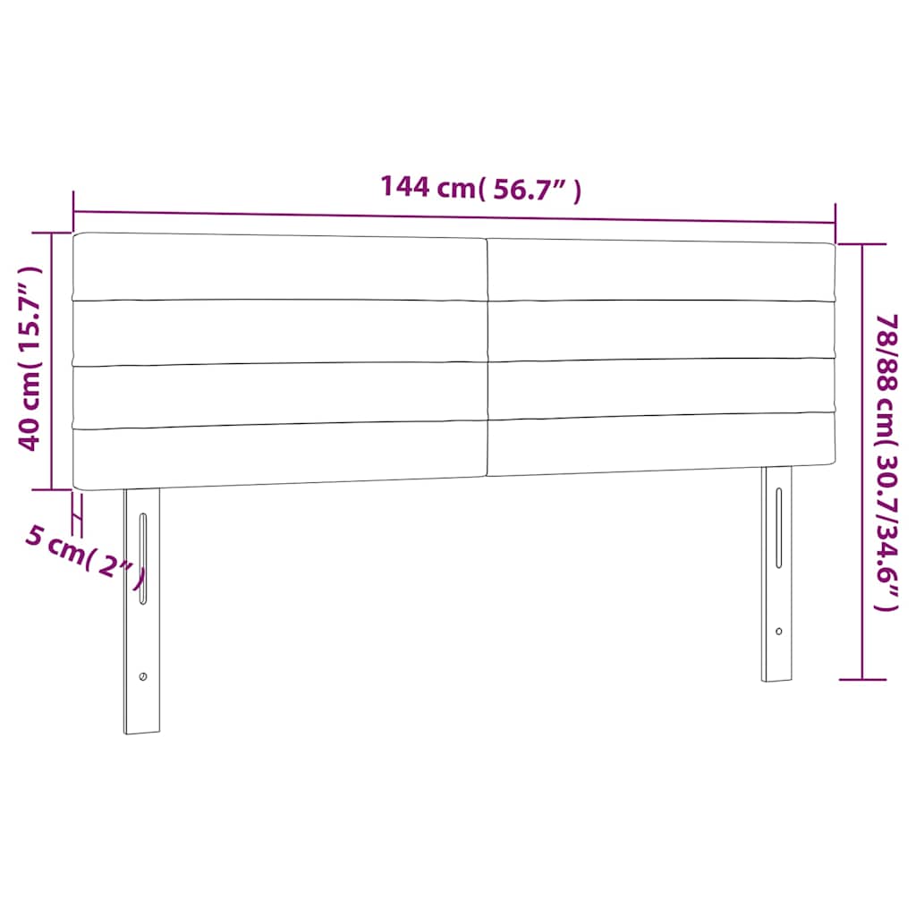 Κεφαλάρια Πράσινα 144x5x78/88 εκ. Ύφασμα