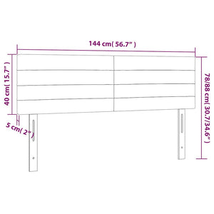 Κεφαλάρια Πράσινα 144x5x78/88 εκ. Ύφασμα