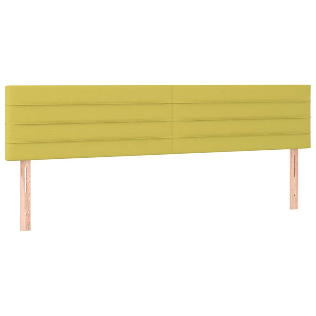 Κεφαλάρια Πράσινα 200x5x78/88 εκ. Ύφασμα