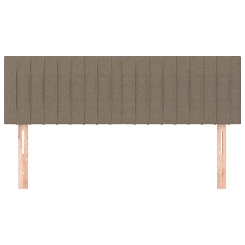 Κεφαλάρια Κρεβατιού 2 τεμ. Taupe 72x5x78/88 εκ. Υφασμάτινα - Pakobazaar