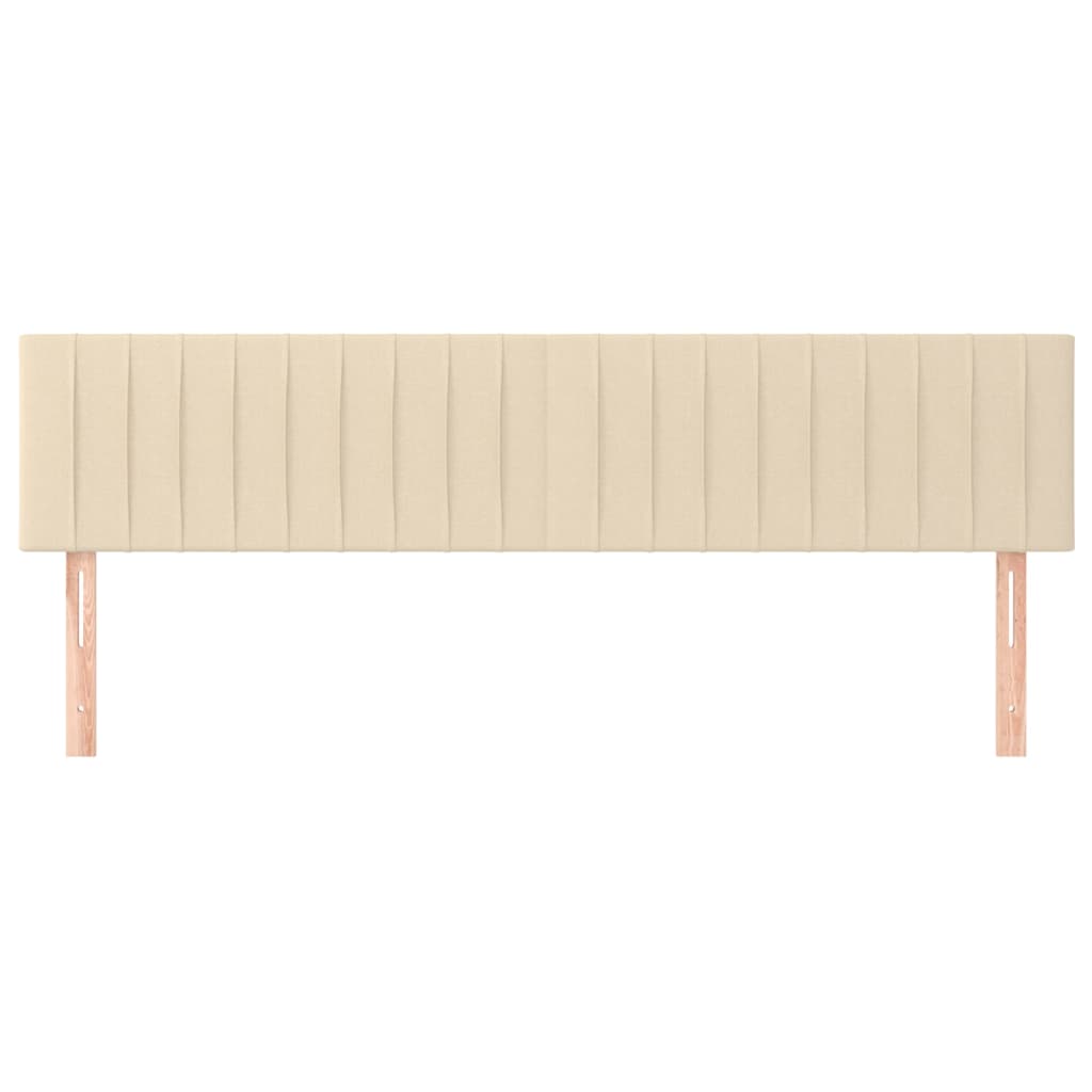 Κεφαλάρια Κρεμ 180x5x78/88 εκ. Ύφασμα - Pakobazaar