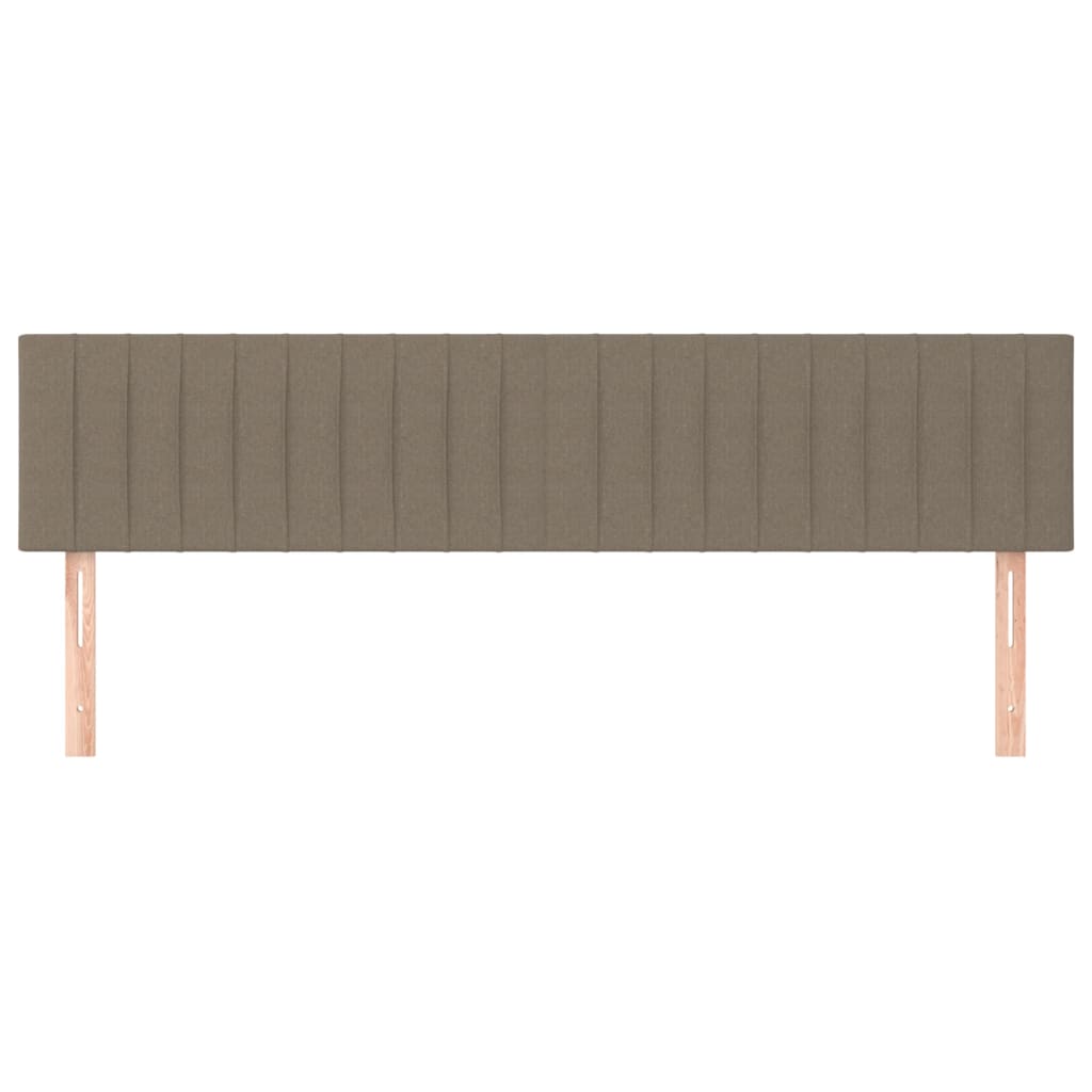 Κεφαλάρια Κρεβατιού 2 τεμ. Taupe 100x5x78/88 εκ. Υφασμάτινο - Pakobazaar