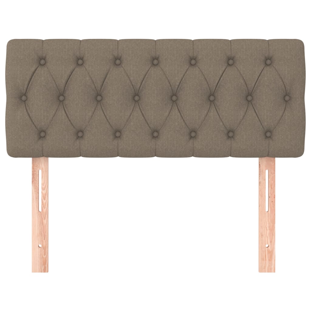Κεφαλάρι Κρεβατιού Taupe 100x7x78/88 εκ. Υφασμάτινο - Pakobazaar