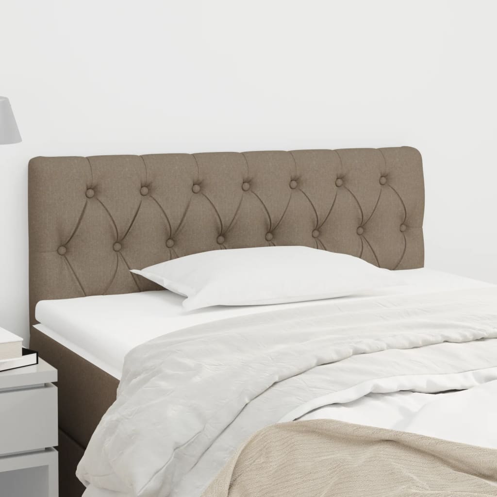 Κεφαλάρι Κρεβατιού Taupe 100x7x78/88 εκ. Υφασμάτινο - Pakobazaar