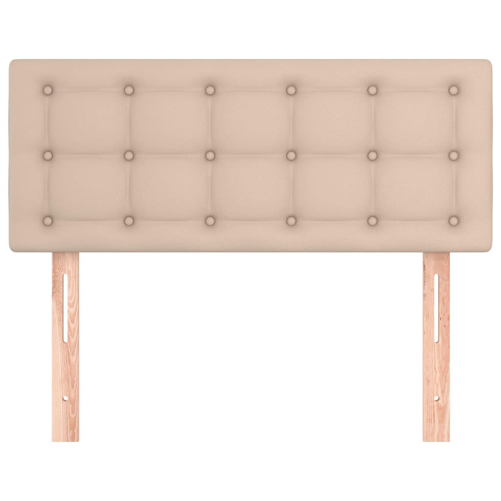 Κεφαλάρι Κρεβατιού Καπουτσίνο 80x5x78/88 εκ. Συνθετικό Δέρμα