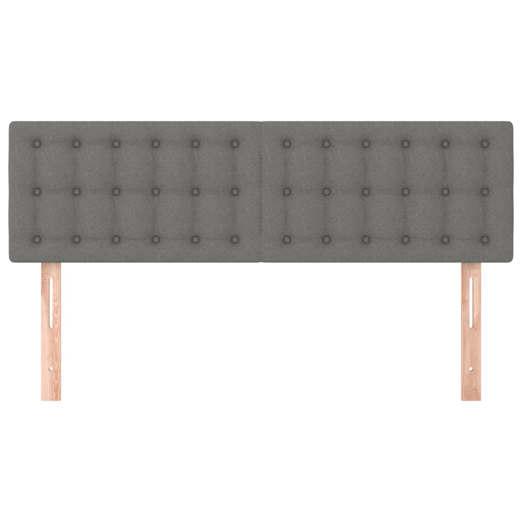 Κεφαλάρια Σκ. Γκρι 144x5x78/88 εκ. Ύφασμα