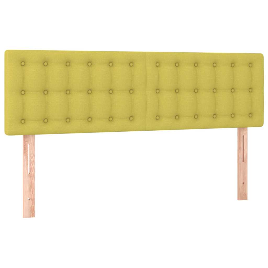 Κεφαλάρια Πράσινα 144x5x78/88 εκ. Ύφασμα - Pakobazaar