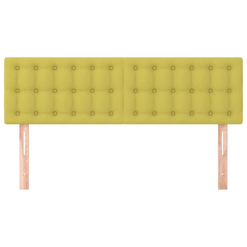 Κεφαλάρια Πράσινα 144x5x78/88 εκ. Ύφασμα - Pakobazaar