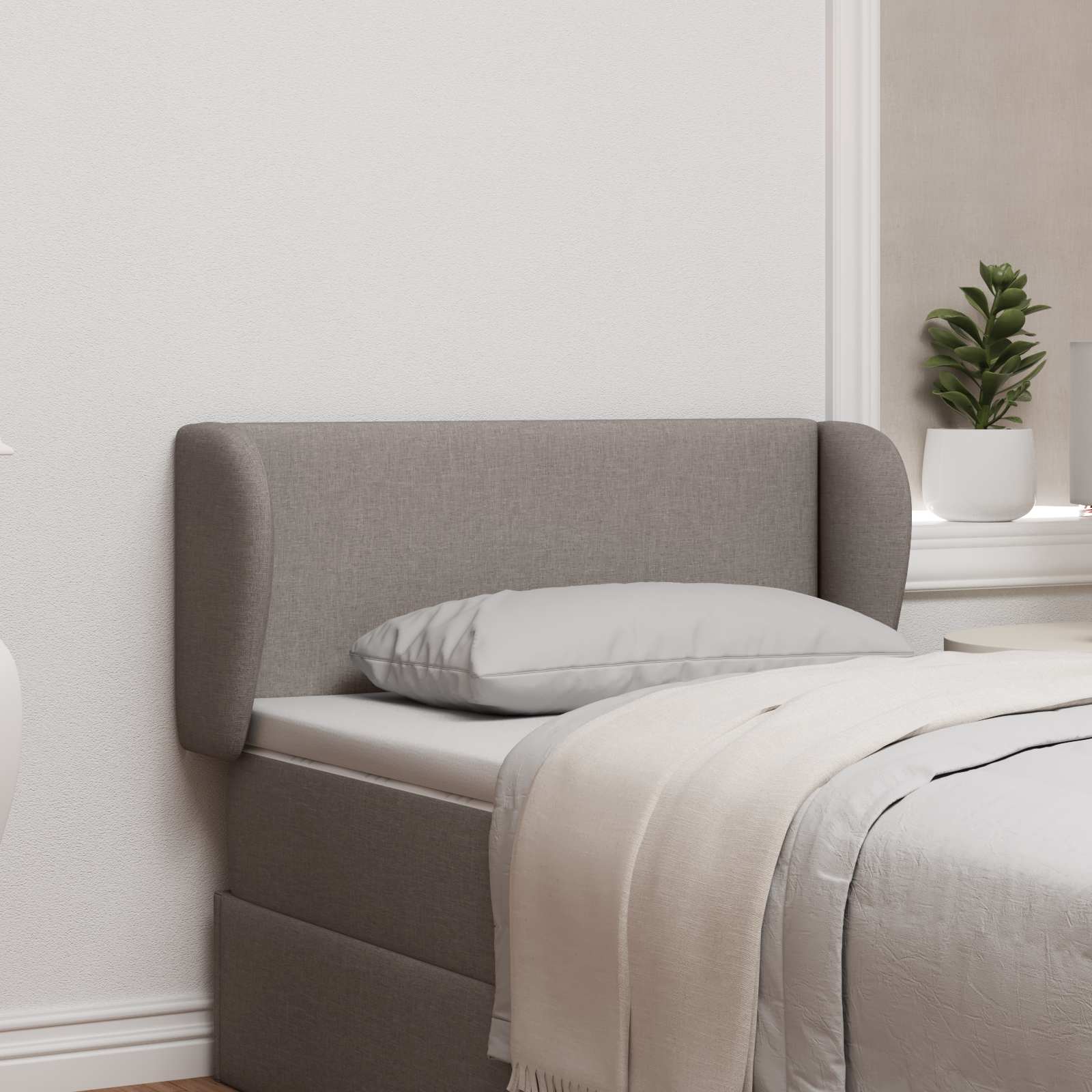 Αυτί Κεφαλής Taupe 40 x 23 x 6 εκ ύφασμα - Pakobazaar