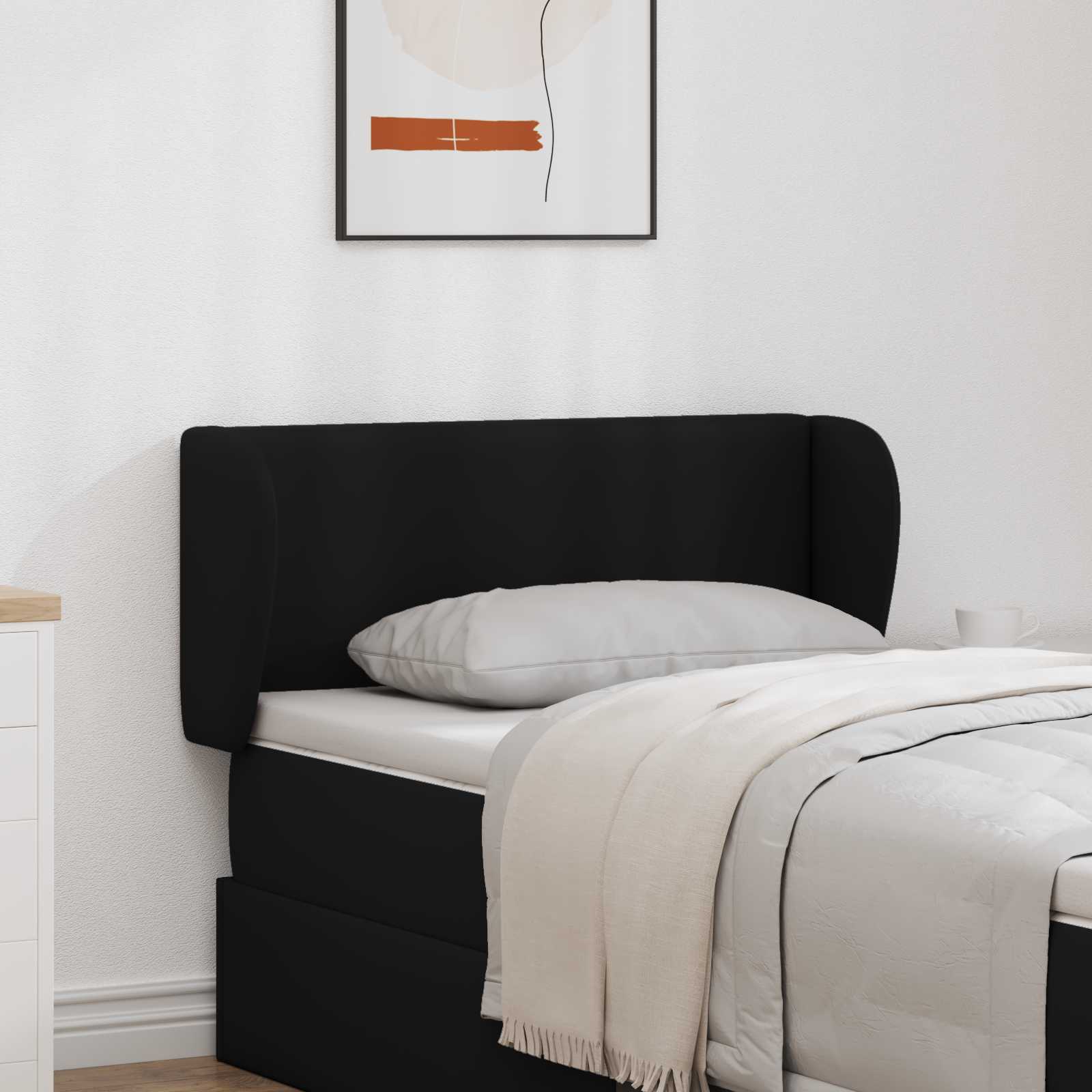 Αυτί Κεφαλής Μαύρο 40 x 23 x 6 εκ PVC - Pakobazaar