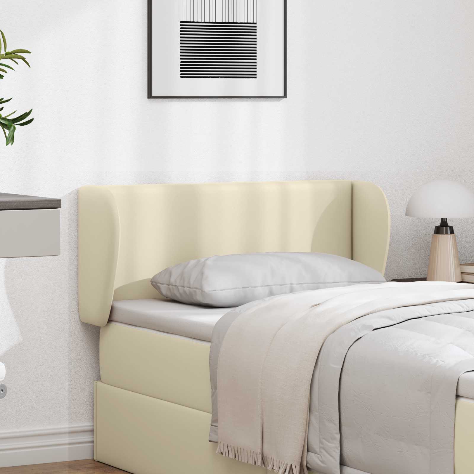 Αυτί Κεφαλής Κρεμ 40 x 23 x 6 εκ PVC - Pakobazaar