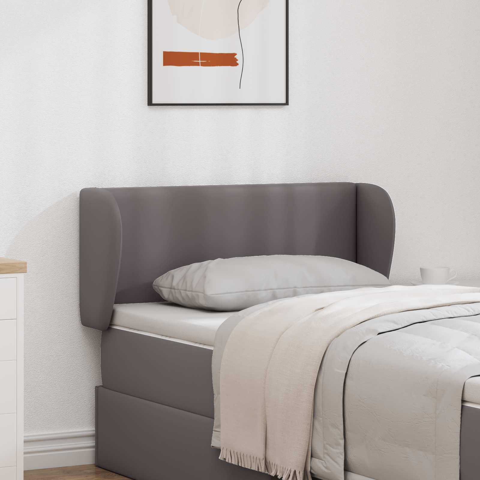 Αυτί Κεφαλής Σκούρο Γκρι 40 x 23 x 6 εκ PVC - Pakobazaar
