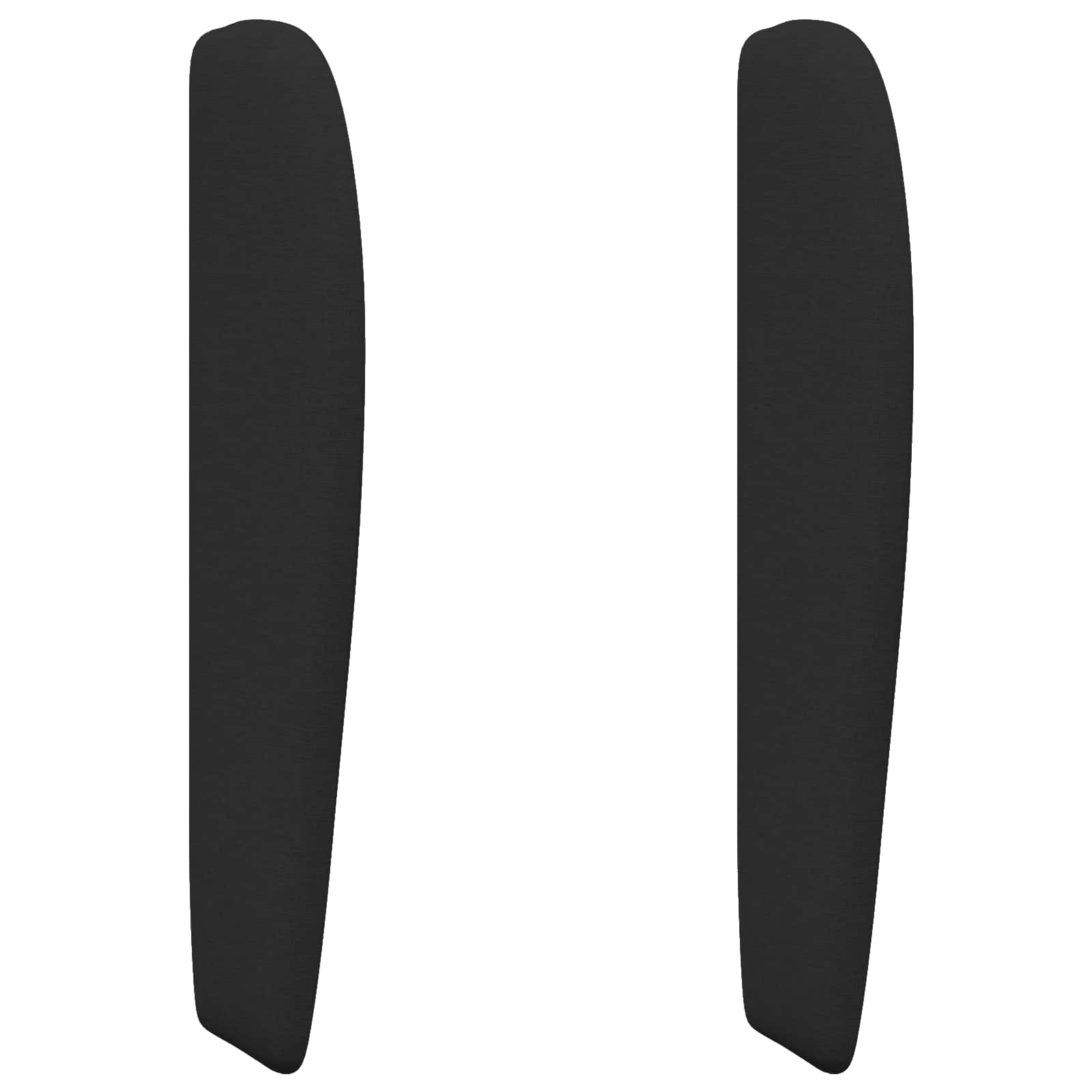 Αυτί Κεφαλής Επιτοίχιο Μαύρο 80 x 23 x 6 εκ. Αφρός και ύφασμα - Pakobazaar