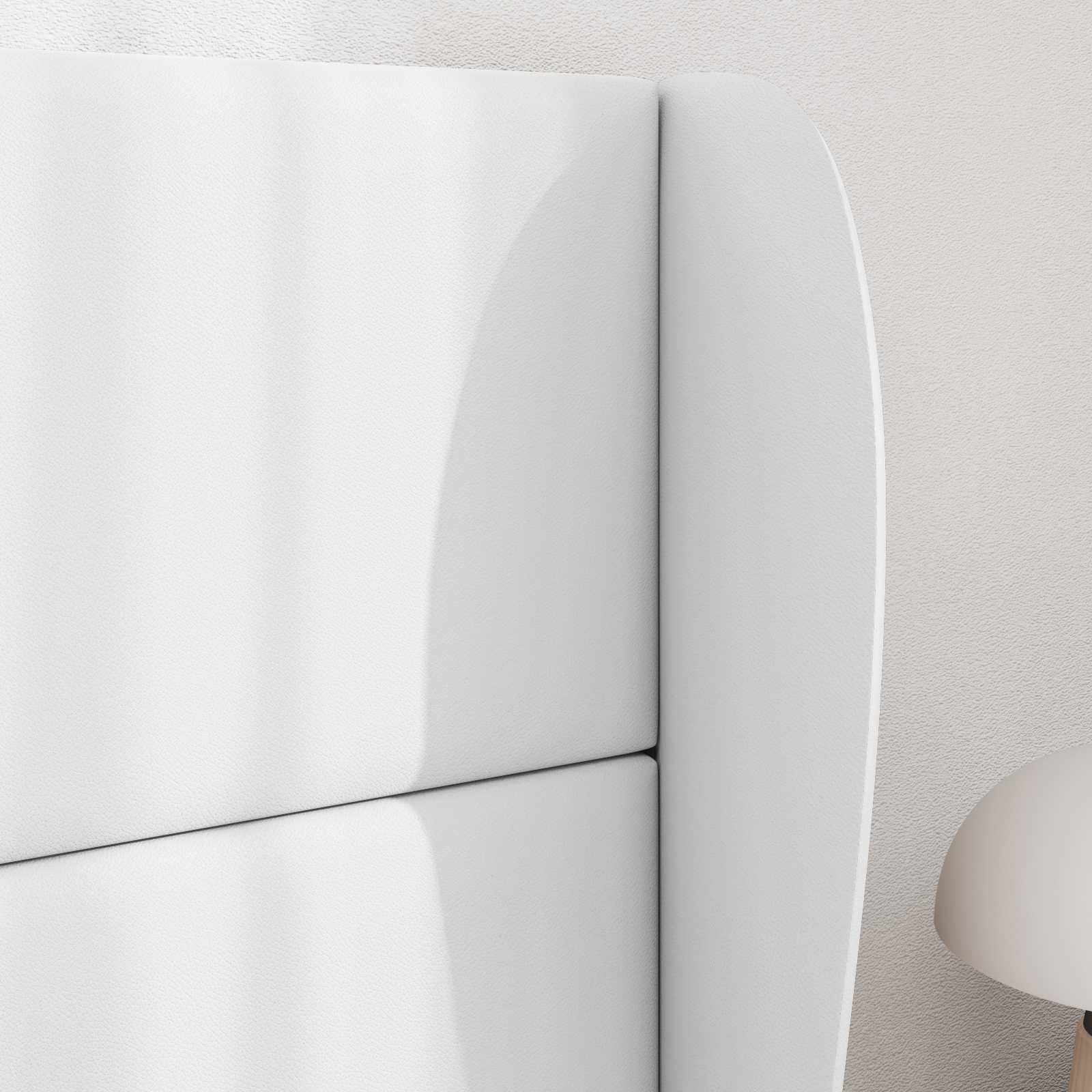 Αυτί Κεφαλής Λευκό 80 x 23 x 6 εκ. PVC - Pakobazaar