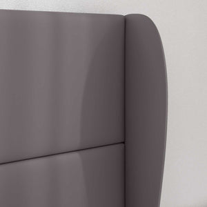 Αυτί Κεφαλής Σκούρο Γκρι 80 x 23 x 6 εκ. PVC - Pakobazaar