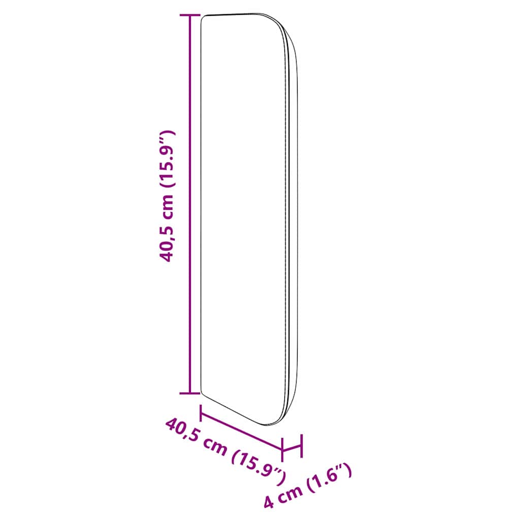 Αυτί Κεφαλής Κρεμ 40,5 x 40,5 x 4 εκ PVC