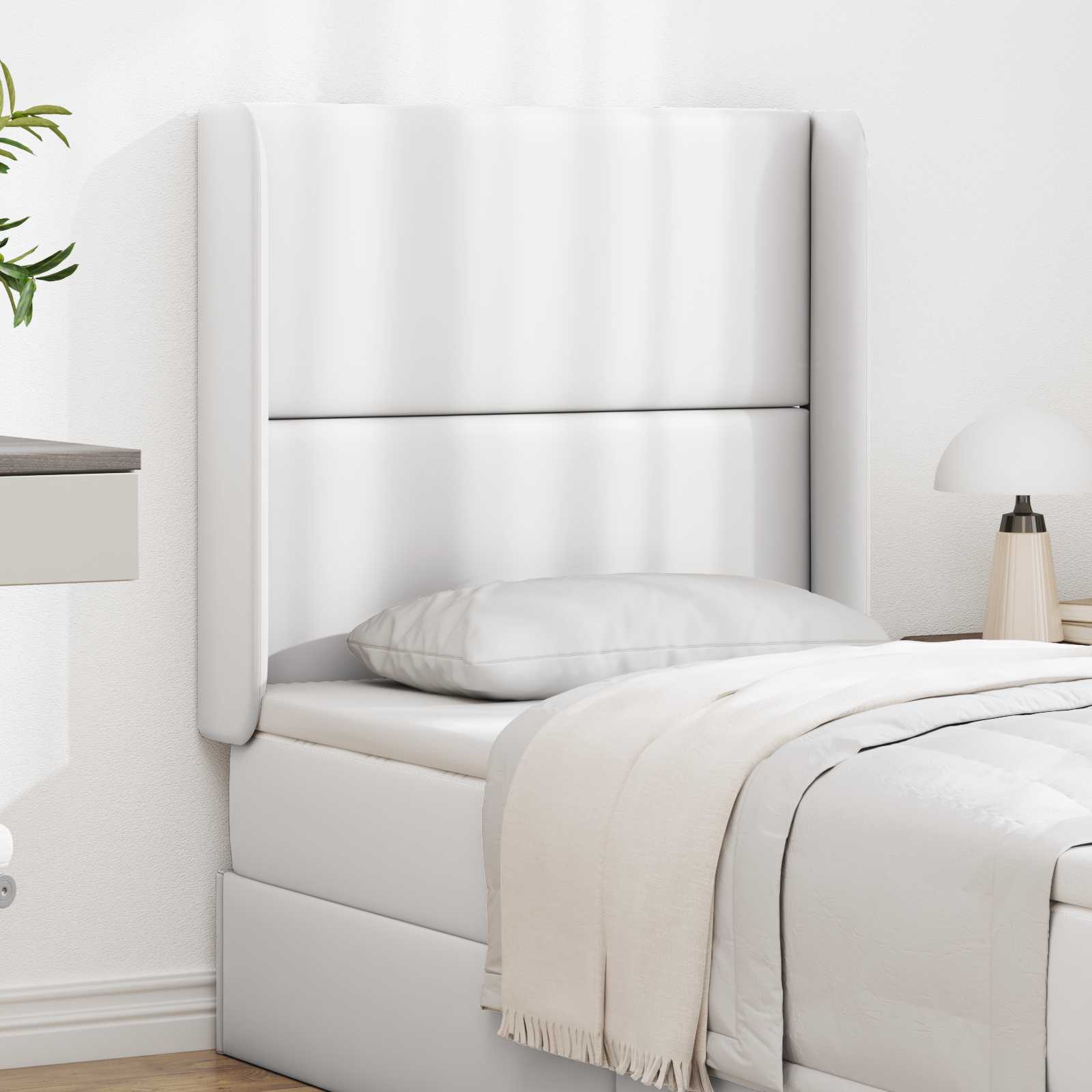 Αυτί Κεφαλής Λευκό 80 x 16 x 4 εκ. PVC - Pakobazaar