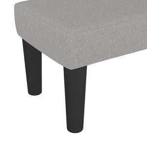 Πάγκος Ανοιχτό Γκρι 70 x 30 x 30 εκ. Υφασμάτινος