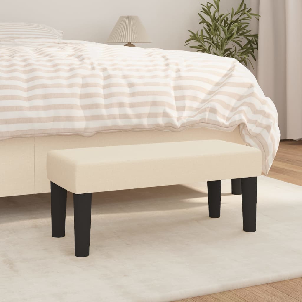 Πάγκος Κρεμ 70 x 30 x 30 εκ. Υφασμάτινος - Pakobazaar