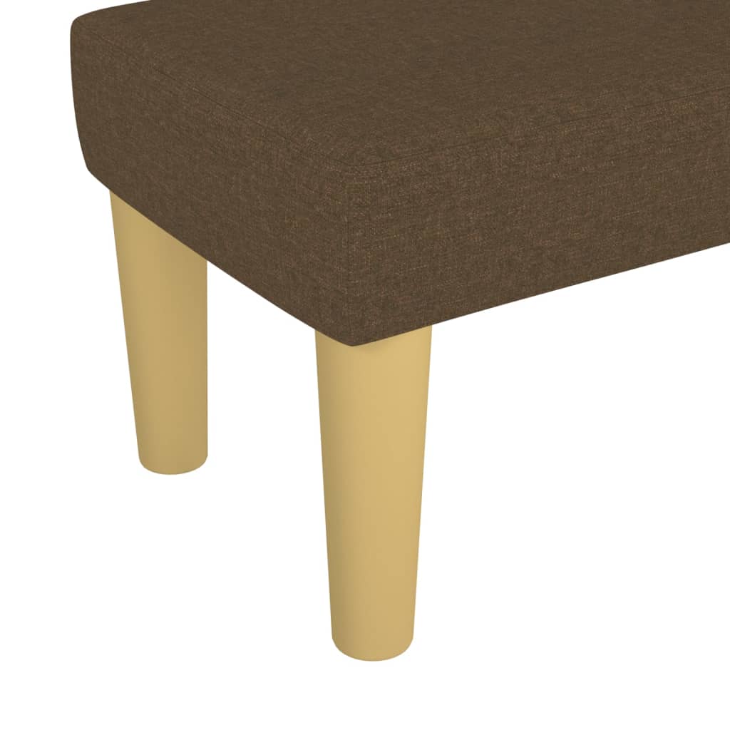 Πάγκος Σκούρο Πράσινο 70 x 30 x 30 εκ. Υφασμάτινος