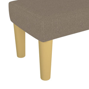 Πάγκος Taupe 70 x 30 x 30 εκ. Υφασμάτινος