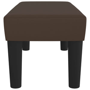 Πάγκος Καφέ 70 x 30 x 30 εκ. από Συνθετικό Δέρμα