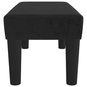 Πάγκος Μαύρος 70 x 30 x 30 εκ. Βελούδινος - Pakobazaar