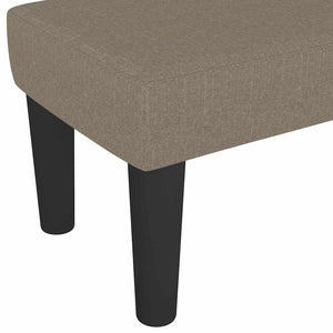 παγκάκι Taupe 100 x 30 x 30 cm ύφασμα