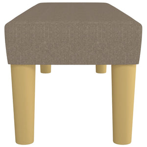 Πάγκος Taupe 100x30x30 εκ. Υφασμάτινος