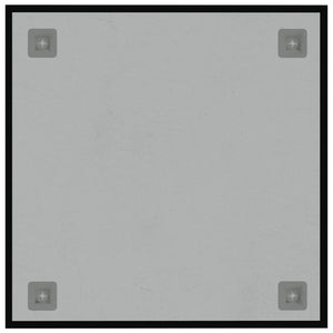 Πίνακας Επιτοίχιος Μαγνητικός Μαύρος 40x40 εκ. από Ψημένο Γυαλί - Pakobazaar