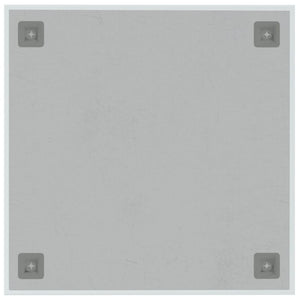 Πίνακας Επιτοίχιος Μαγνητικός Λευκός 40 x 40 εκ. Ψημένο Γυαλί