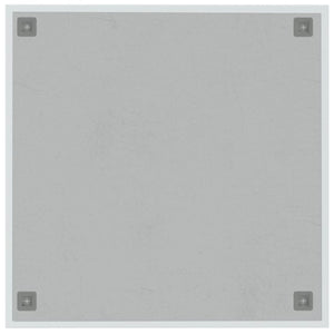 Πίνακας Επιτοίχιος Μαγνητικός Λευκός 60 x 60 εκ. Ψημένο Γυαλί