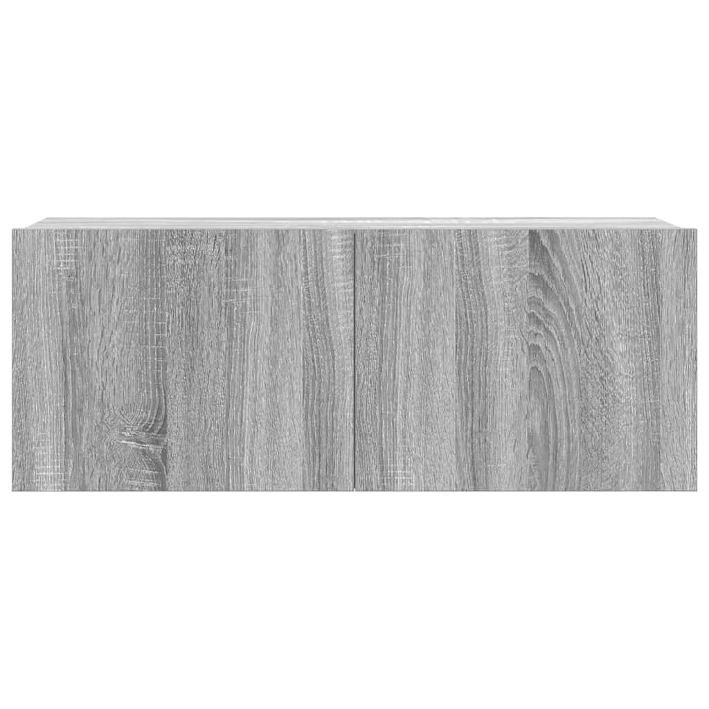 Σετ Επίπλων Τηλεόρασης 3 Τεμ. Γκρι Sonoma Επεξεργασμένο Ξύλο - Pakobazaar