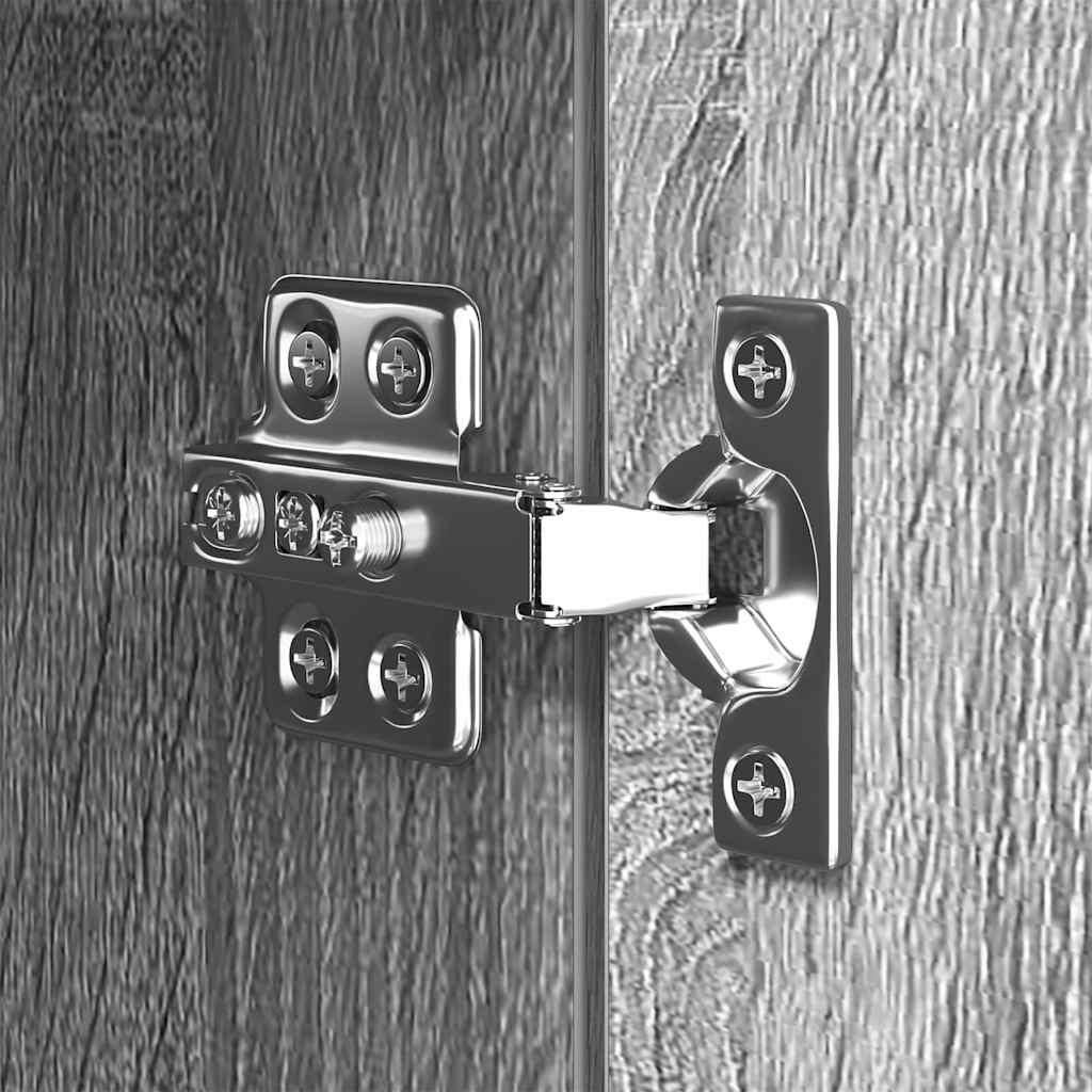 Σετ Επίπλων Τηλεόρασης 10 τεμ. Γκρι Sonoma Επεξεργασμένο Ξύλο - Pakobazaar