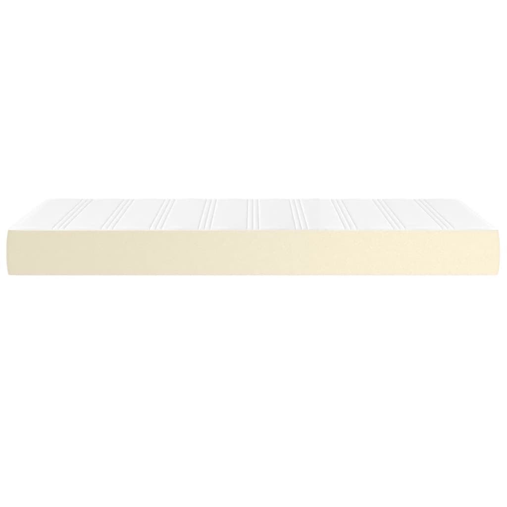 Στρώμα με Pocket Springs Μεσαίας Σκληρότητας Κρεμ 80x200x20 εκ. Συνθετικό Δέρμα - Pakobazaar
