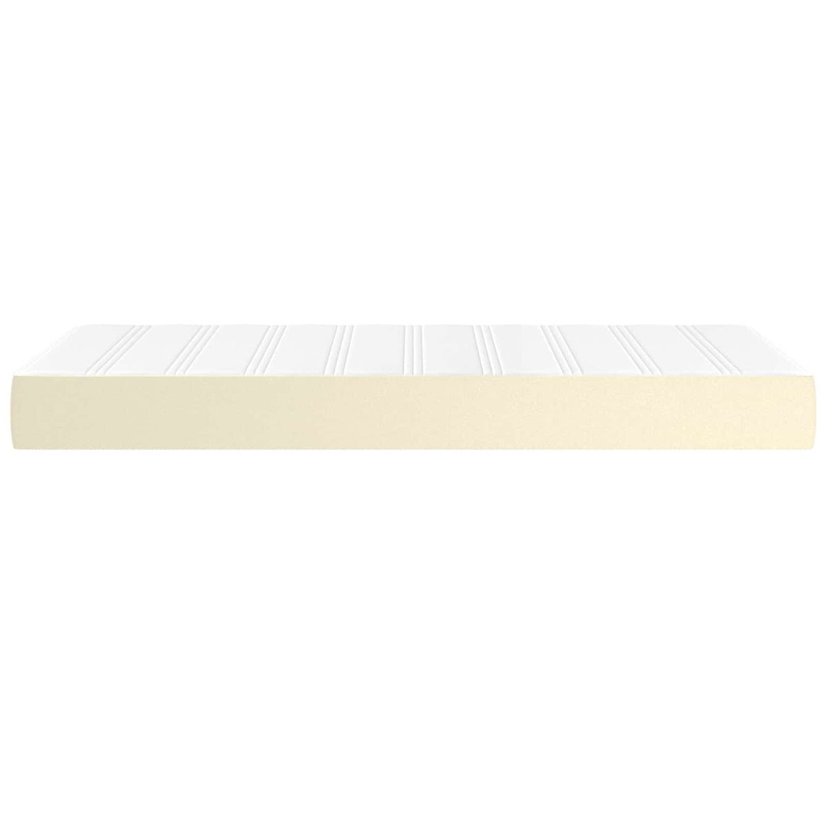 Στρώμα με Pocket Springs Μεσαίας Σκληρότητας Κρεμ 80x200x20 εκ. Συνθετικό Δέρμα - Pakobazaar