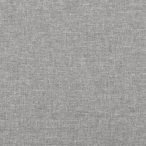 Στρώμα με Pocket Springs Μεσαίας Σκληρότητας Ανοιχτό Γκρι 90x190x20 εκ. Υφασμάτινο - Pakobazaar