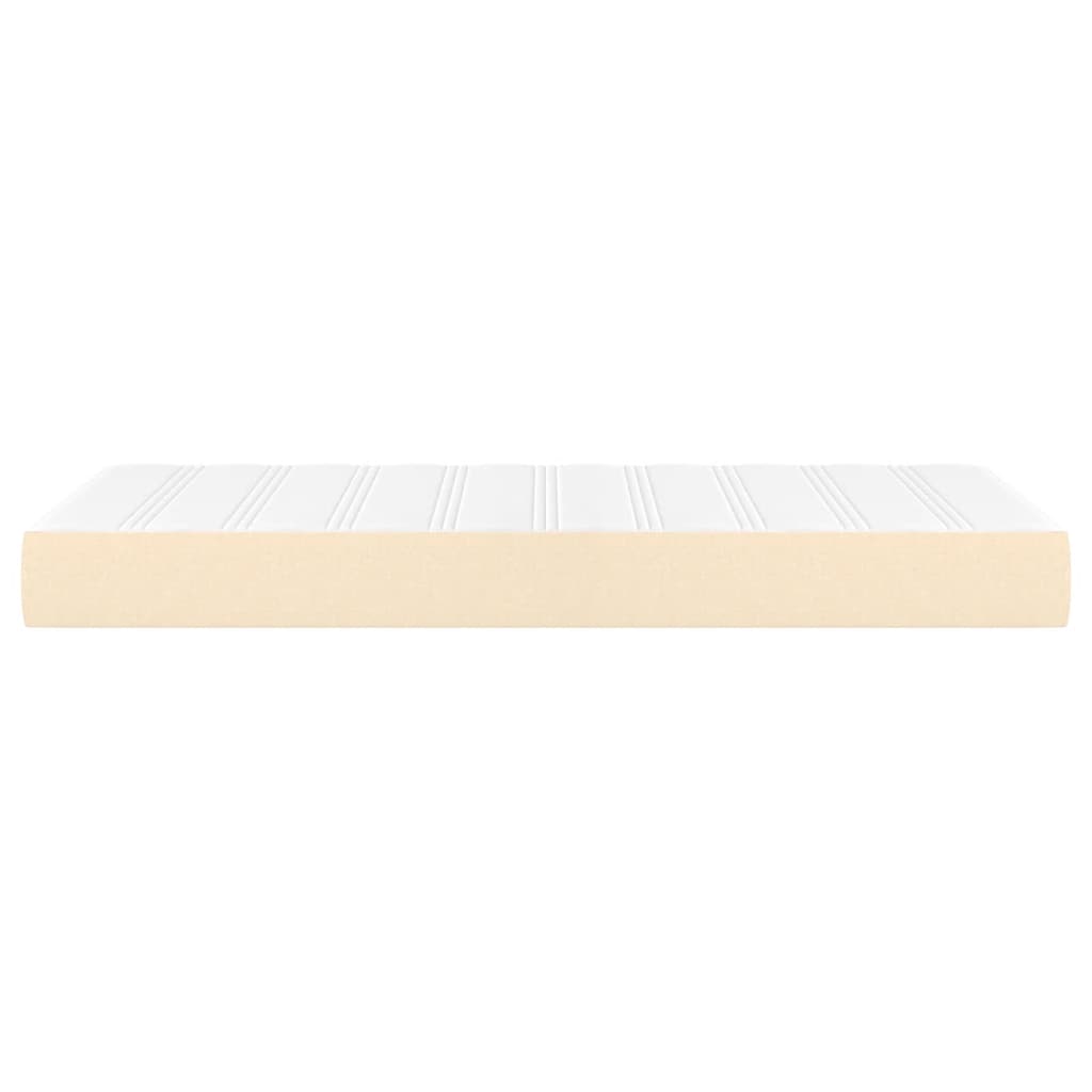 Στρώμα με Pocket Springs Μεσαίας Σκληρότητας Κρεμ 90x190x20 εκ. Υφασμάτινο