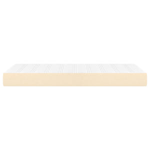 Στρώμα με Pocket Springs Μεσαίας Σκληρότητας Κρεμ 90x190x20 εκ. Υφασμάτινο