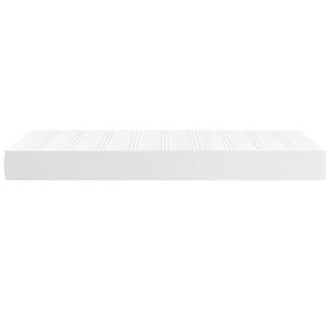 Στρώμα με Pocket Springs Μεσαίας Σκληρότητας Λευκό 90x200x20 εκ. Συνθετικό Δέρμα - Pakobazaar